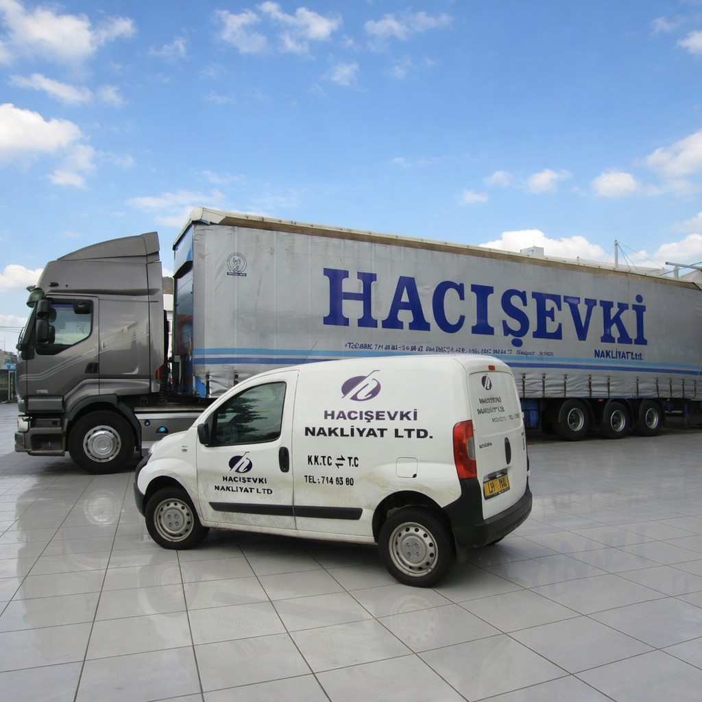 Hacışevki Nakliyat’a ait güvenli depolama ve lojistik alanı